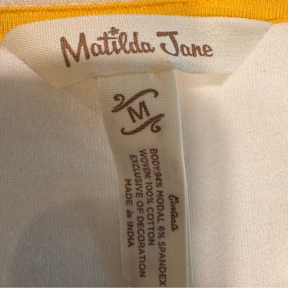 Matilda Jane Dream chasers In the Wind Top Embroidered Crochet Cottagecore M - Picture 5 of 10